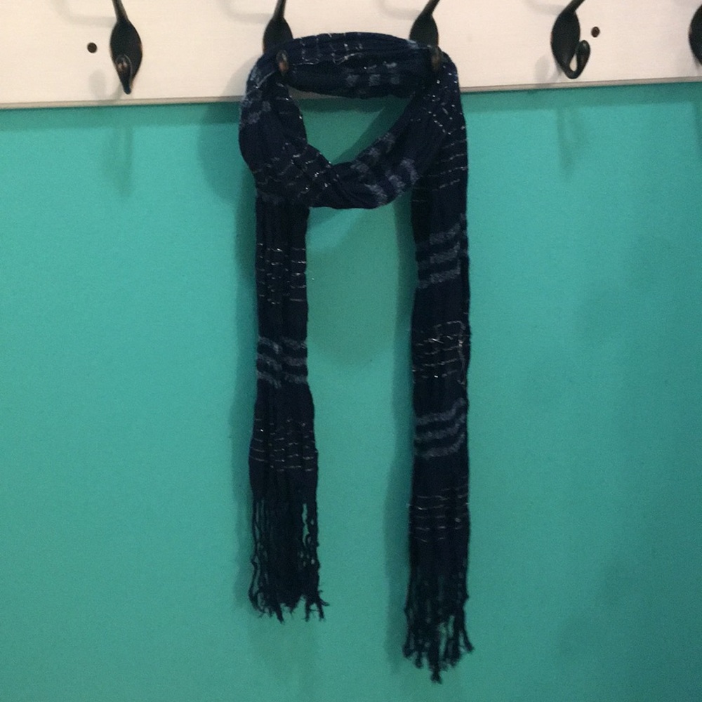 Navy blue scarf